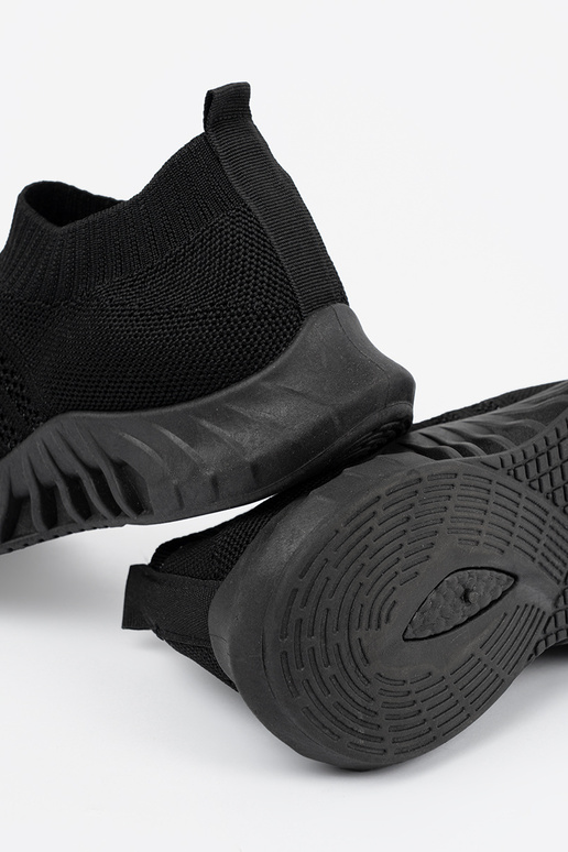 Scarpe sportive nere da donna con... Scarpe sportive nere da donna con...