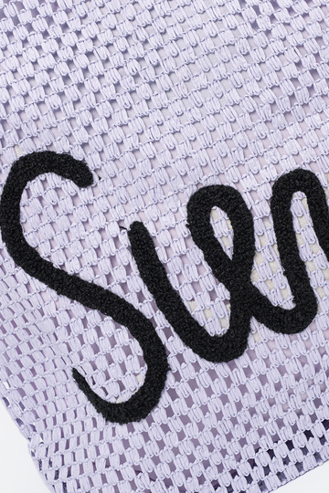 Borsa da spiaggia viola 2