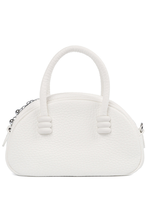 Portafoglio bianco con cinturini