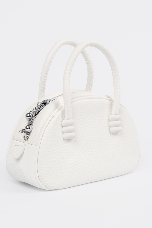 Portafoglio bianco con cinturini