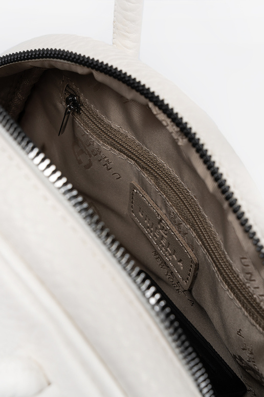 Portafoglio bianco con cinturini