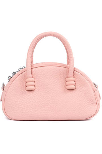 Portafoglio rosa con cinturini