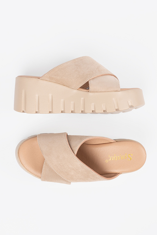 dalla pelle scamosciata Pantofole... dalla pelle scamosciata Pantofole...