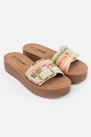 Pantofole multicolori con... 2