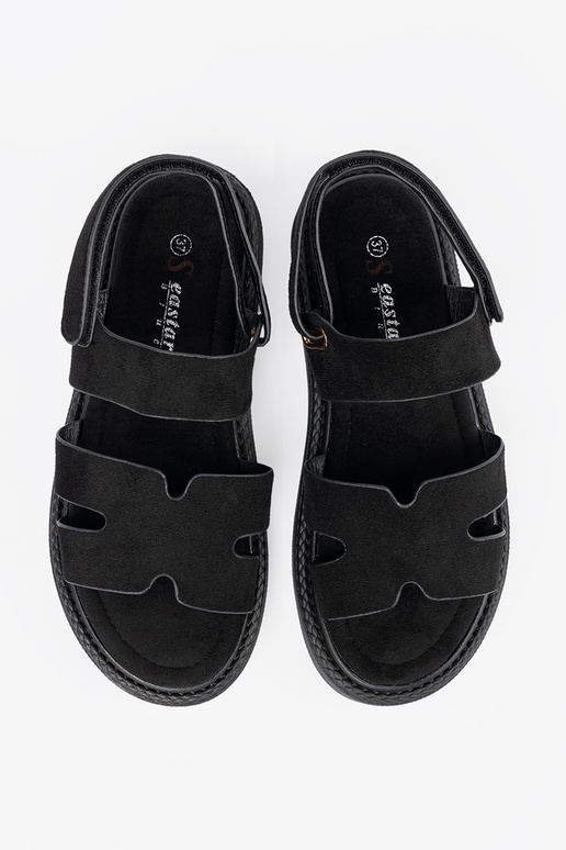 sandali colore nero con una... sandali colore nero con una...