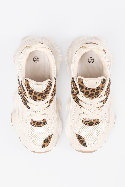 Scarpe sportiva con motivo leopardato...