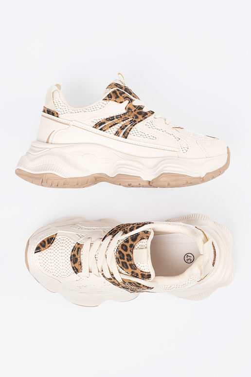 Scarpe sportiva con motivo leopardato...