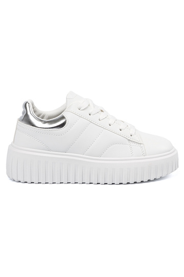 Scarpe sportive bianche con...