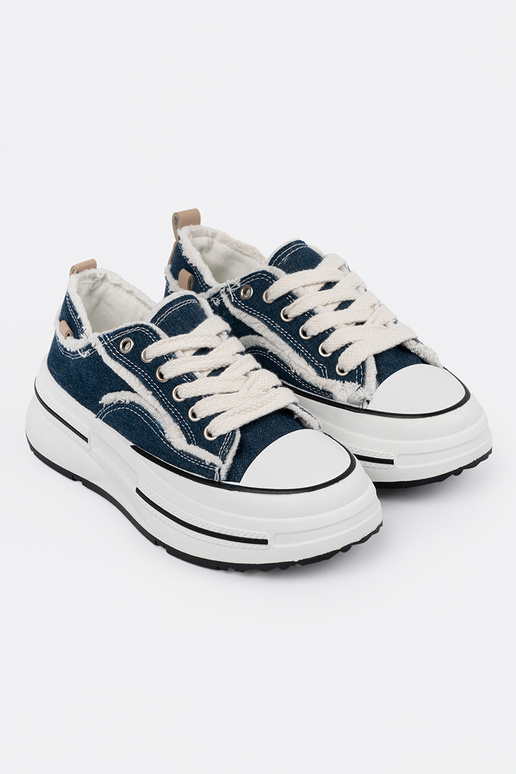 Scarpe da donna blu scuro con...