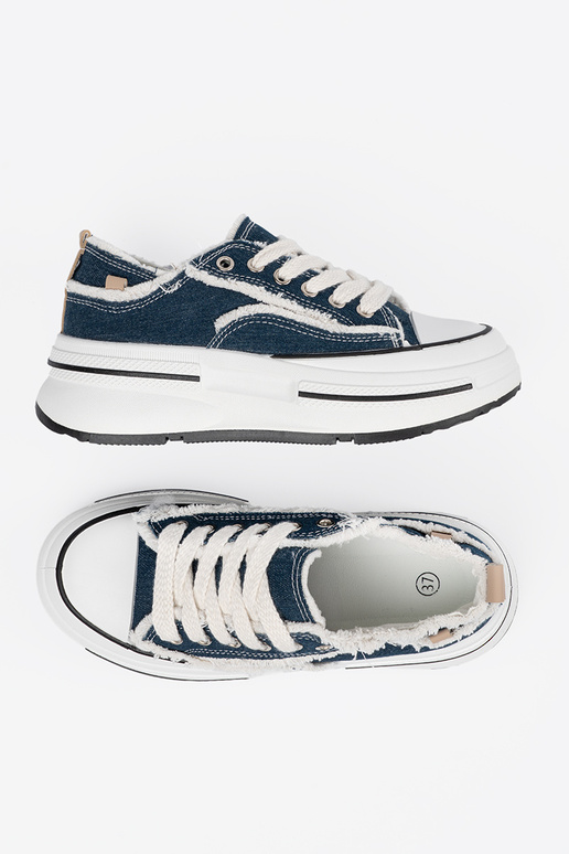 Scarpe da donna blu scuro con...