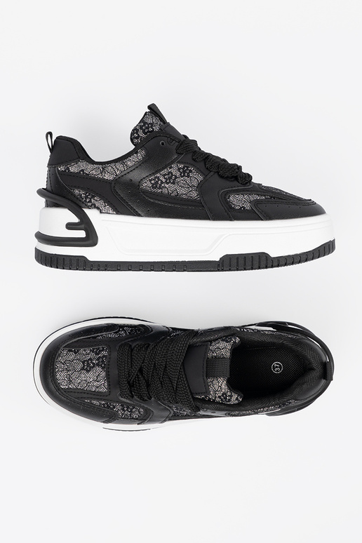 Scarpe casual da donna z koronką...