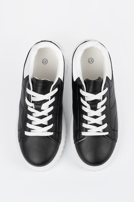 Scarpe sportive nere da donna con...