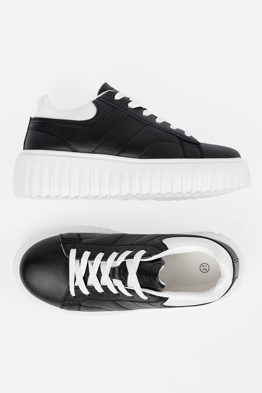 Scarpe sportive nere da donna con...