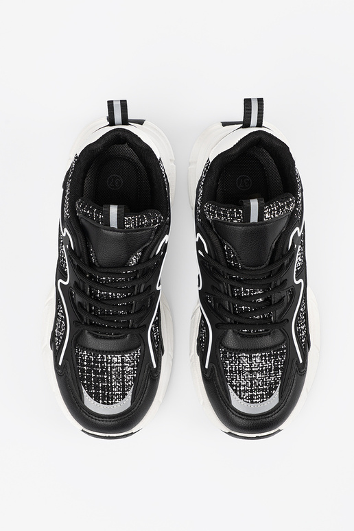 Scarpe sportive nere con dettagli...