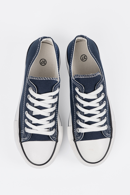 Scarpe da donna blu con zeppa Scarpe da donna blu con zeppa