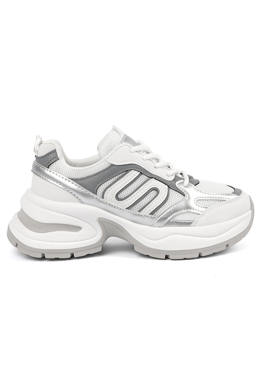 Scarpe sportive da donna bianche con...