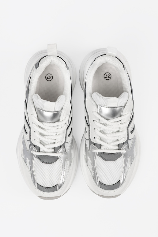 Scarpe sportive da donna bianche con...