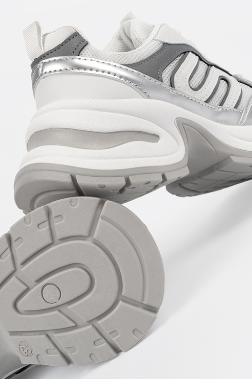 Scarpe sportive da donna bianche con...