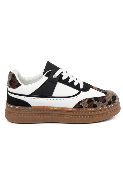 Scarpe sportive bianche e nere con...