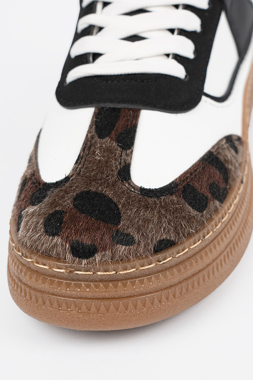 Scarpe sportive bianche e nere con...