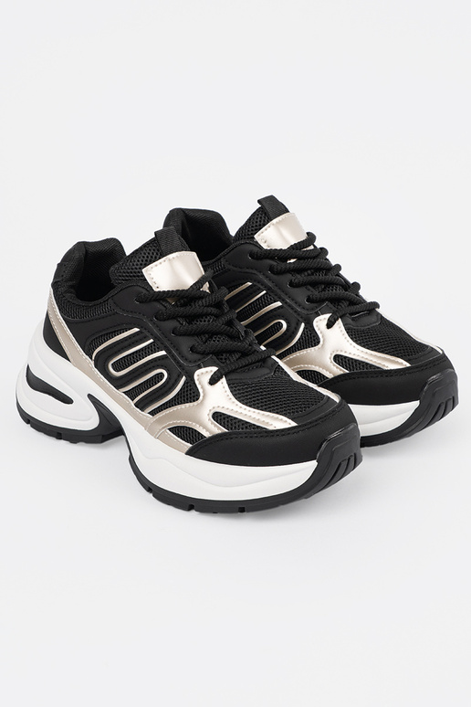 Scarpe sportive nere da donna con...