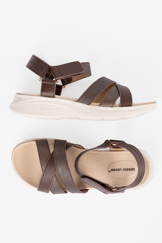 Sandali a pianta piatta bianchi,...