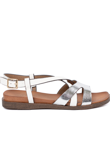 Sandali color oro con...