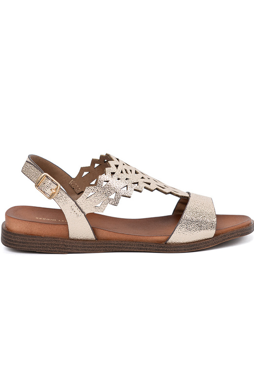 Sandali color avorio su piattaforma...