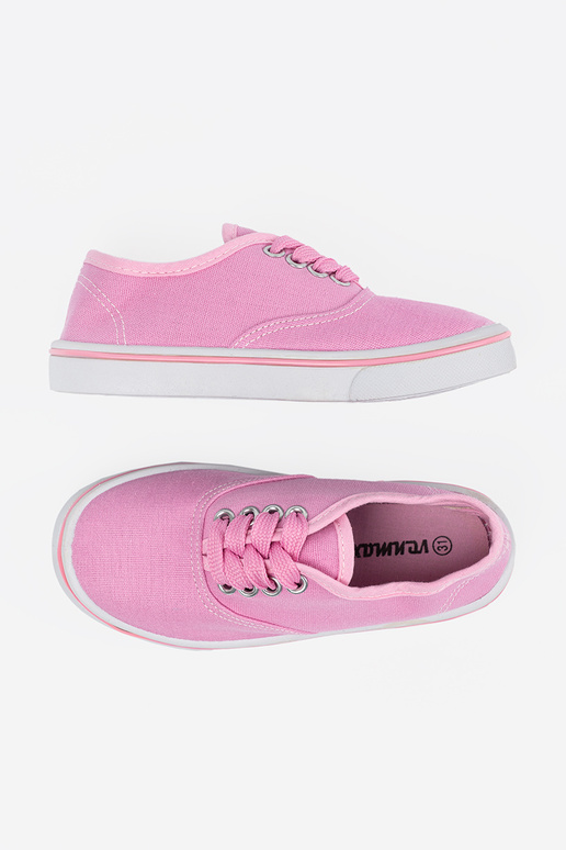 Scarpe sportive rosa brillante per...