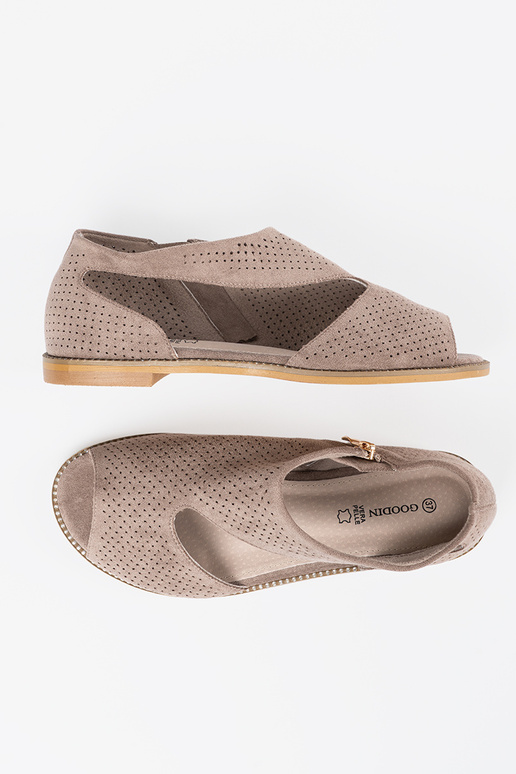 Sandali flat traforati color sabbia Sandali flat traforati color sabbia