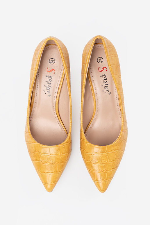 Scarpe classiche gialle con tacco... Scarpe classiche gialle con tacco...