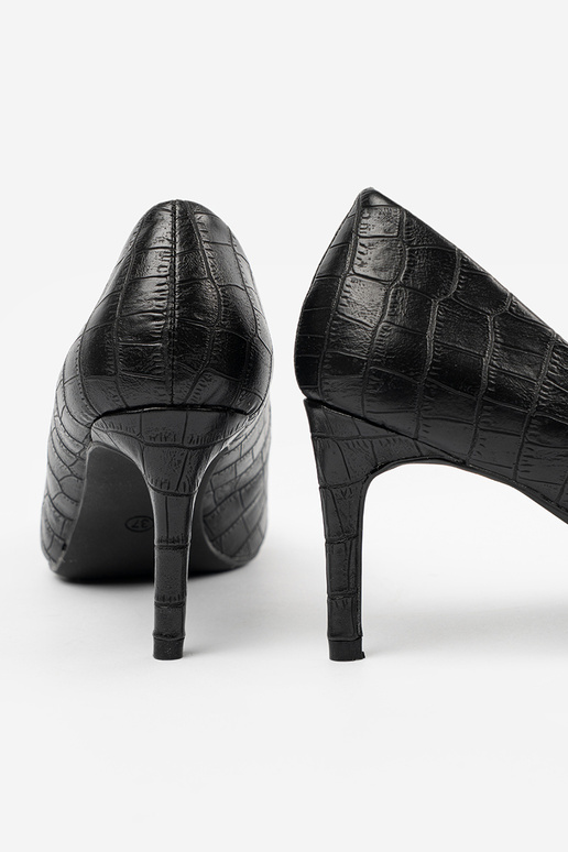 Décolleté nere classiche con motivo