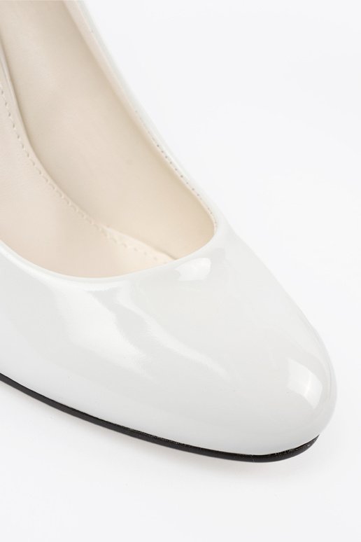 Décolleté bianche verniciate Décolleté bianche verniciate