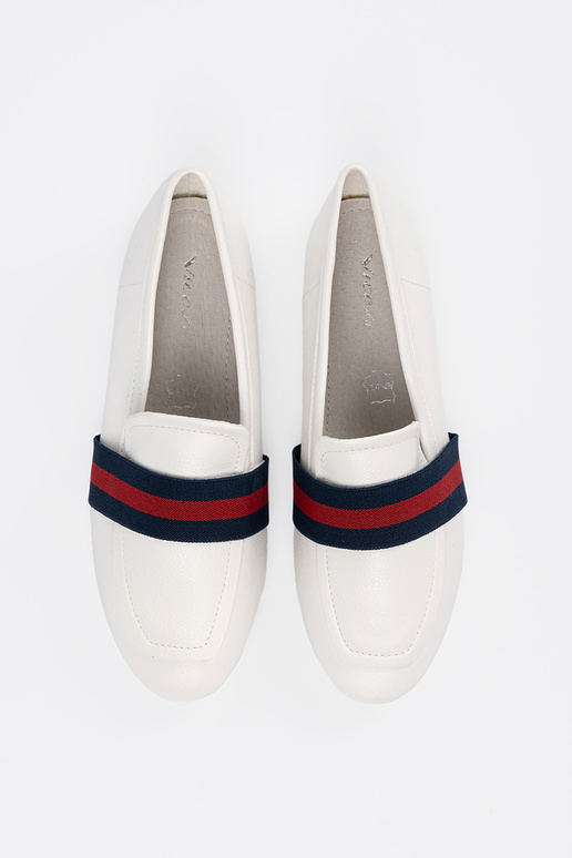 Ballerine bianche con cinturini...