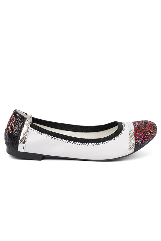 Ballerine bianche con elementi...