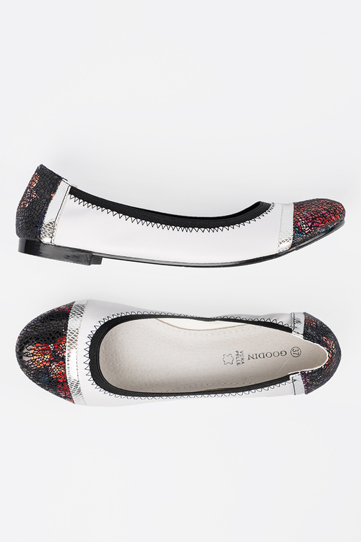 Ballerine bianche con elementi...