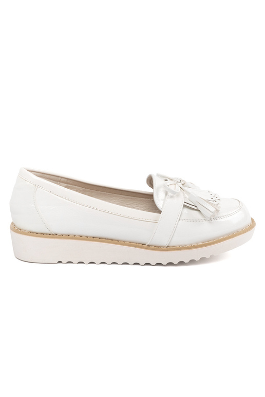 Scarpe con tacco lucido blu scuro Scarpe con tacco lucido blu scuro