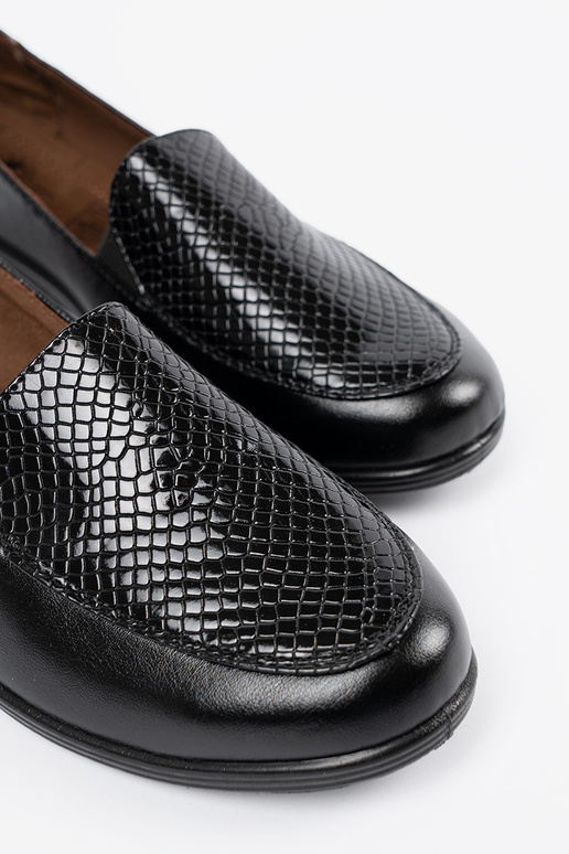 Scarpe con tacco lucido grigie