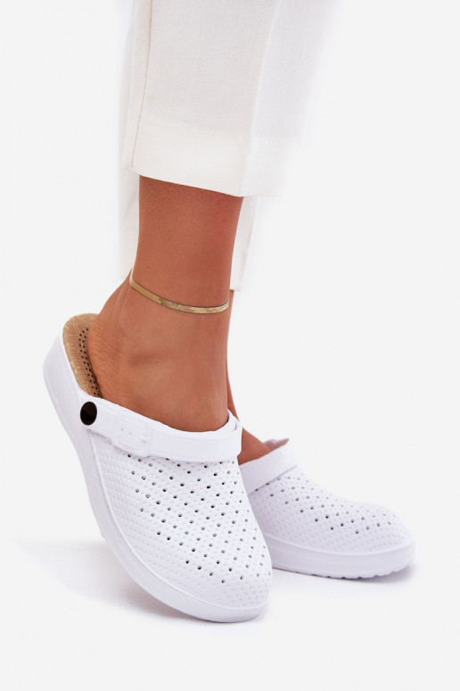 Pantofole leggere Pantofole Zoccoli Femminile Colore bianco Faylina Pantofole leggere Pantofole Zoccoli Femminile Colore bianco Faylina