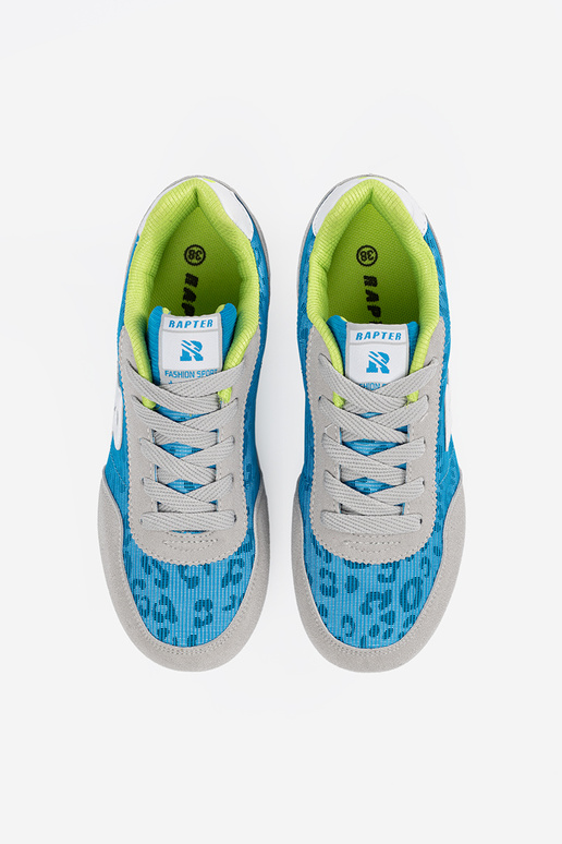 Scarpe modello sneakers A odcieniach blugo i grigiości