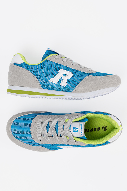 Scarpe modello sneakers A odcieniach blugo i grigiości