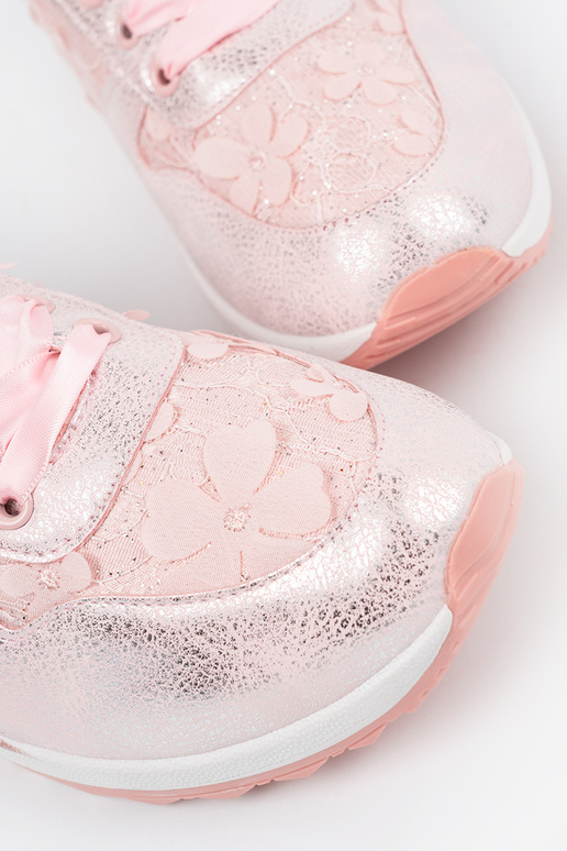 colore rosa Scarpe modello sneakers z kAiatoAym motyAem