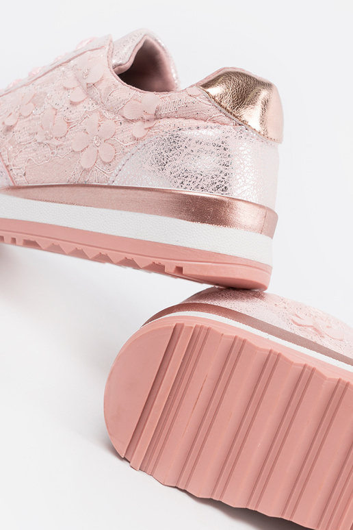 colore rosa Scarpe modello sneakers z kAiatoAym motyAem