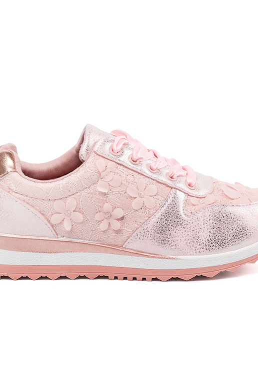 colore rosa Scarpe modello sneakers z kAiatoAym motyAem