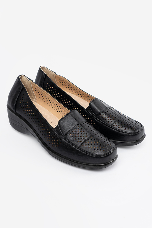 colore nero traforato scarpe da donna