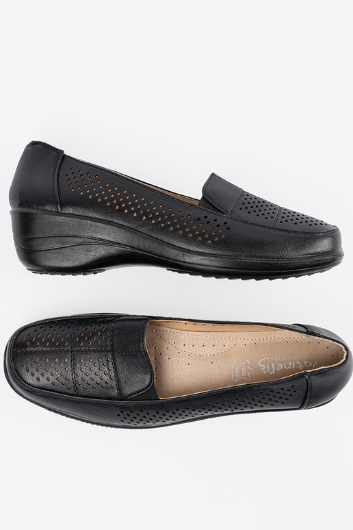 colore nero traforato scarpe da donna