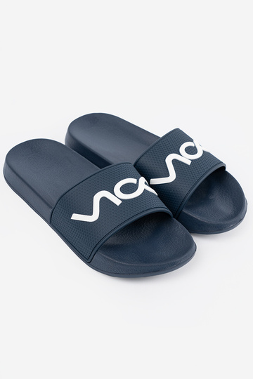 blu scuro Pantofole con una nota