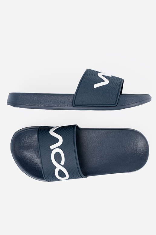 blu scuro Pantofole con una nota