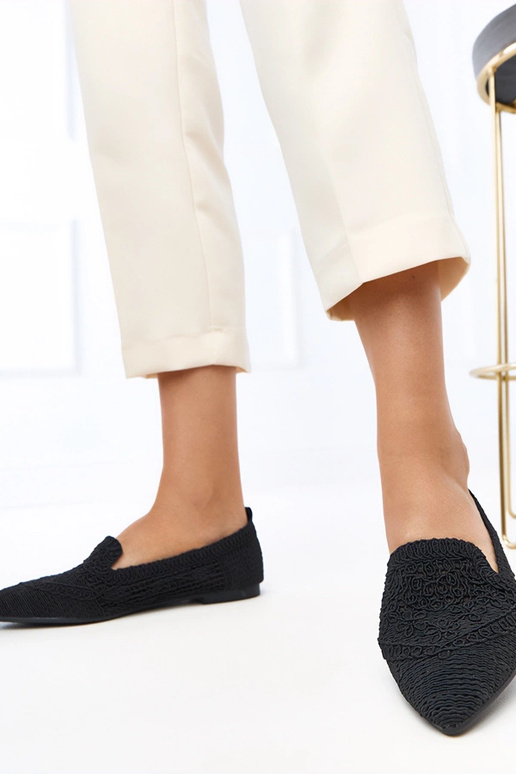 Ballerine nere traforate da donna...