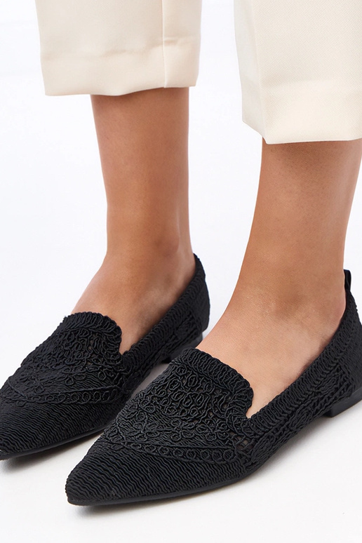 Ballerine nere traforate da donna...